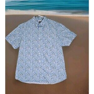 Kennington Surf Shirt Mens L Vintage 1970s Retro Pattern Beach Vavation Hawaiian
